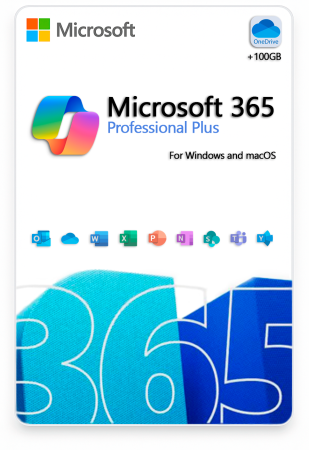 Подписка Office 365 Pro+ 100Gb OneDrive