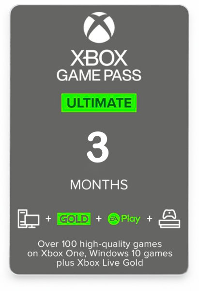 Xbox Game Pass Ultimate 3 месяца