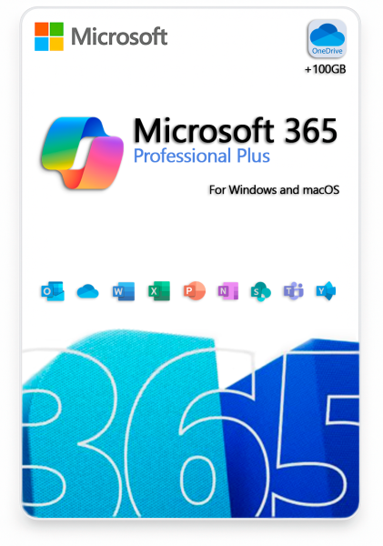 Подписка Office 365 Pro+ 100Gb OneDrive