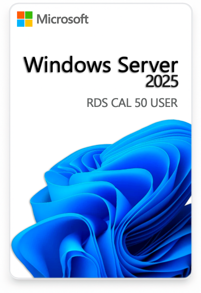 RDS Microsoft Windows Server 2025 User Cal 50