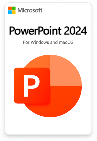 Microsoft PowerPoint 2024 для PC / MacOS с привязкой