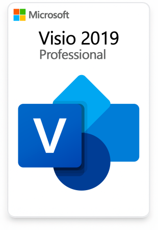 Microsoft Visio Professional 2019 с привязкой